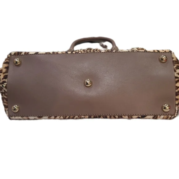 Garavani VALENTINO Exotic Leopard Calf Hair Leather Cavallini Handbag Rockstud - Picture 8 of 17